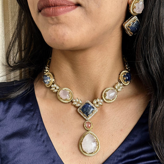Begum Semi-Precious Stone Set