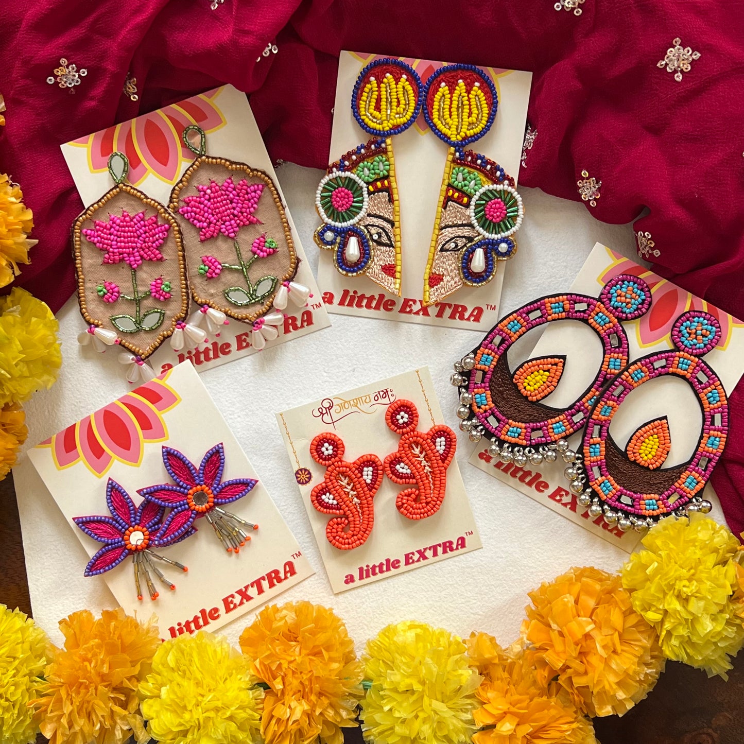 Utsav Handmade Beaded Combo of 5