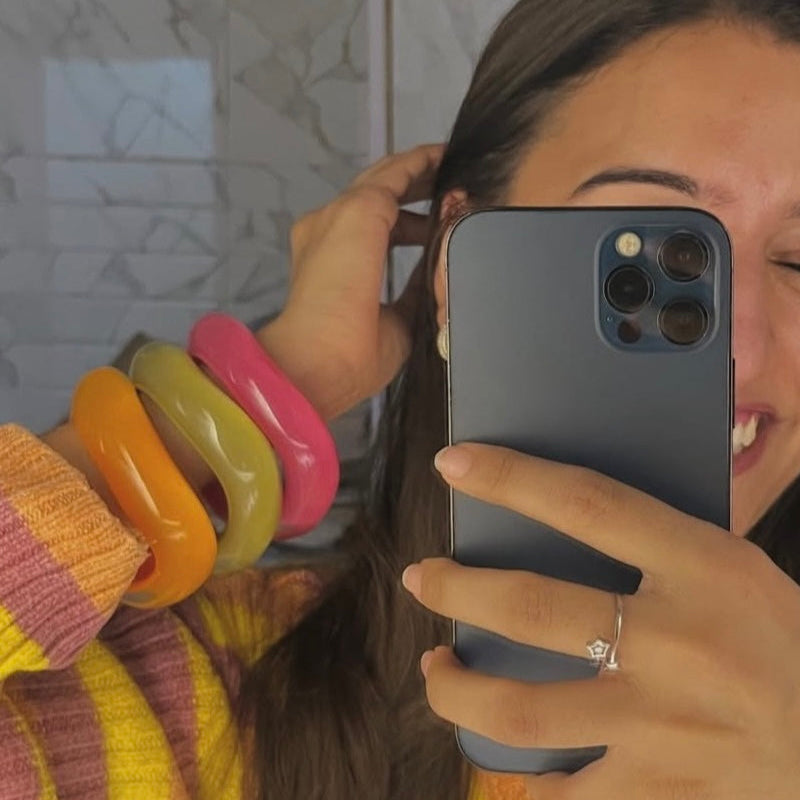 Neon Pop Resin Bangles