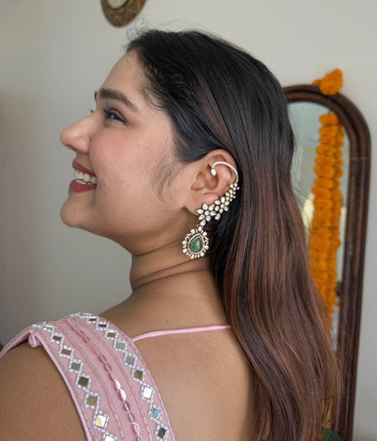 Devika Kundan Ear Cuff