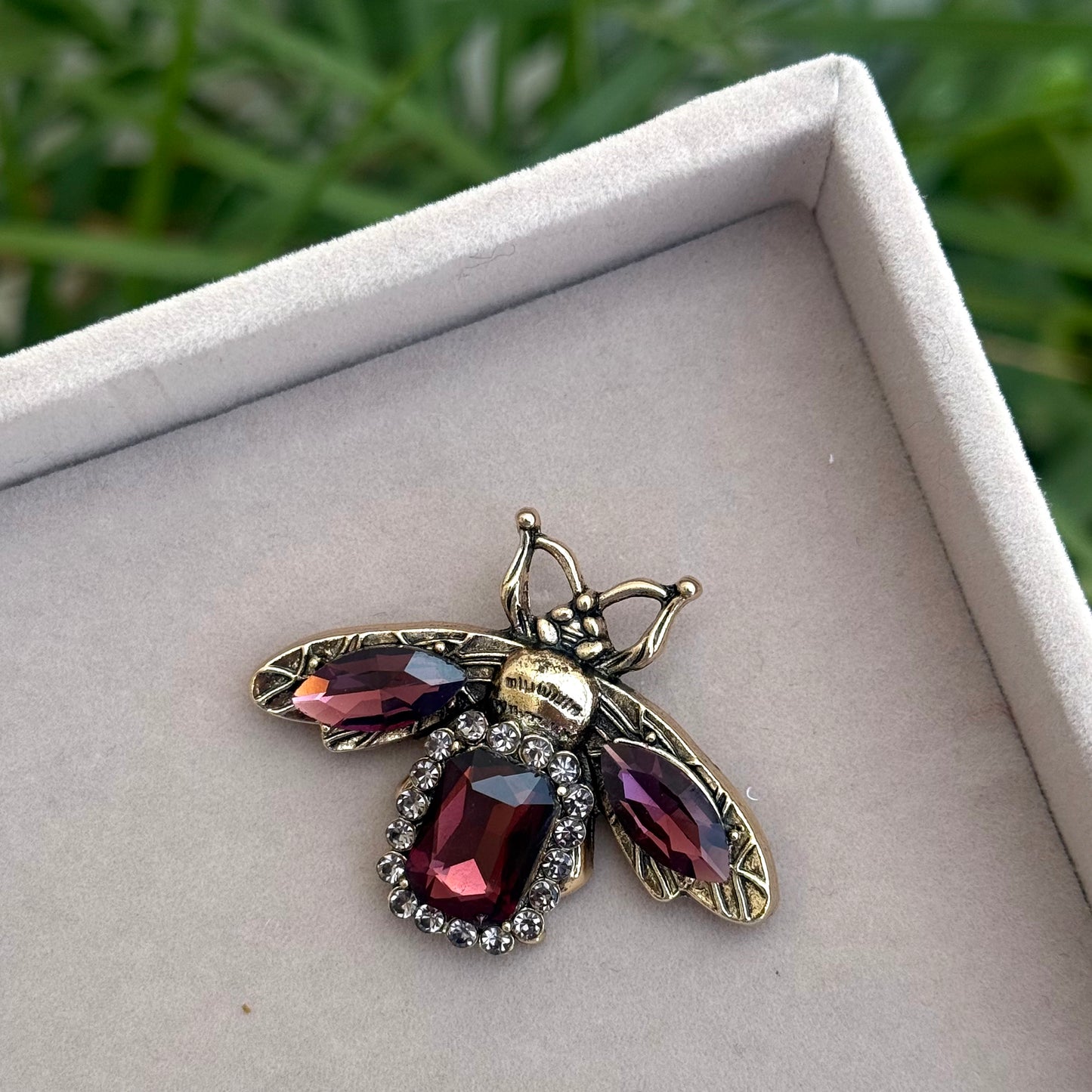 Bee Metal Brooch