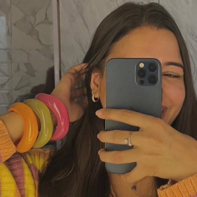 Neon Pop Resin Bangles