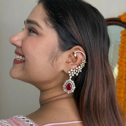 Devika Kundan Ear Cuff