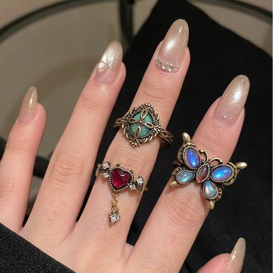 Butterfly & Celestial Rings