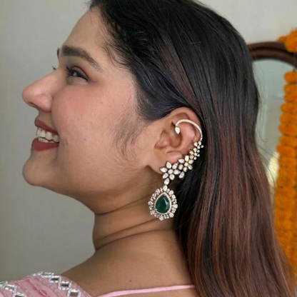 Devika Kundan Ear Cuff