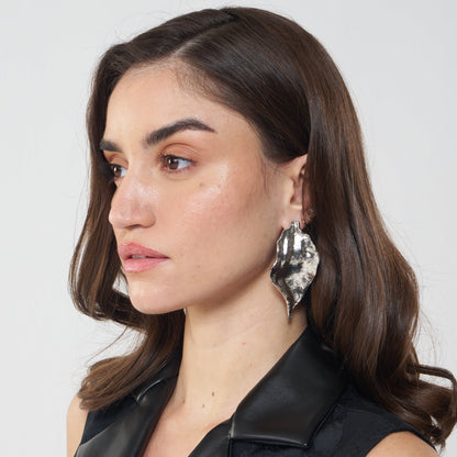 Lucifer Classic Vintage Silver Earrings