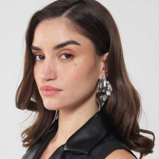 Lucifer Classic Vintage Silver Earrings