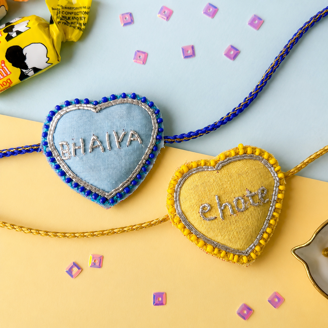 Bhaiya Chote Handmade Beaded Rakhi
