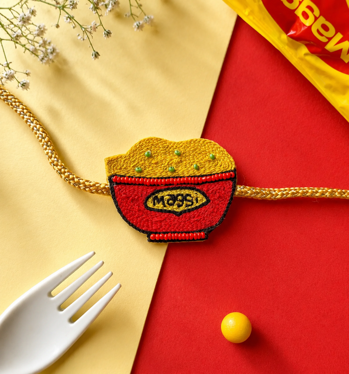 Maggie Embroidered Rakhi