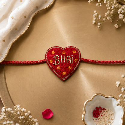 Dil Bhai Bhabhi Handmade Rakhi Combo