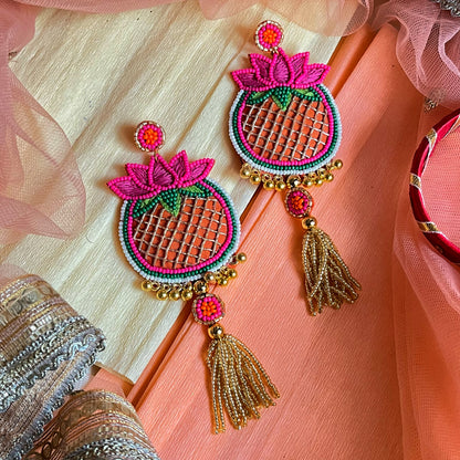 Maitrika Beaded Handmade Earrings