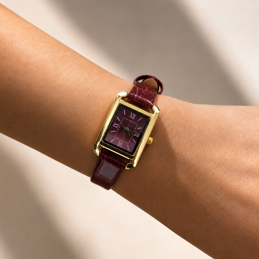 Cherry Vintage Leather Watch