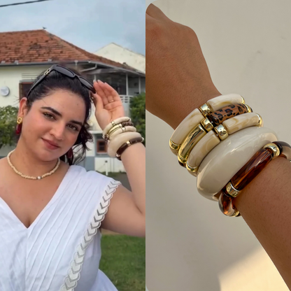 Prabhleen's Latte Retro Resin Stack