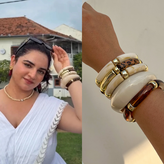 Prabhleen's Latte Retro Resin Stack