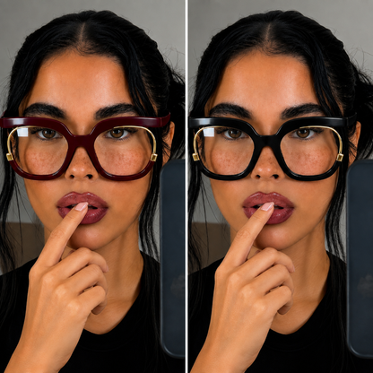 Round Gold Viral Retro Eyewear