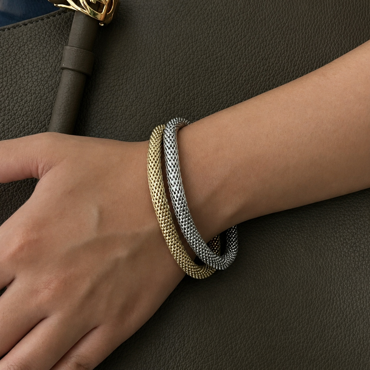 Shimmer Mesh Bracelet