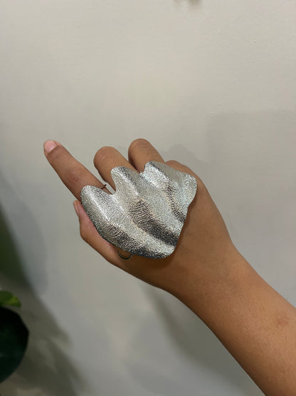 Tidal Hand Cuff Ring