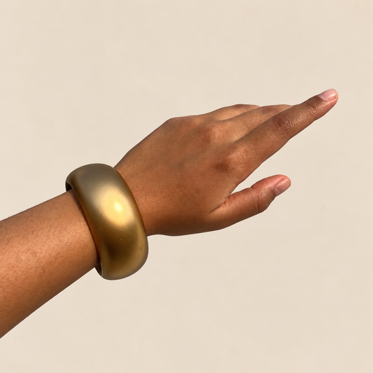 Gold Resin Bangle