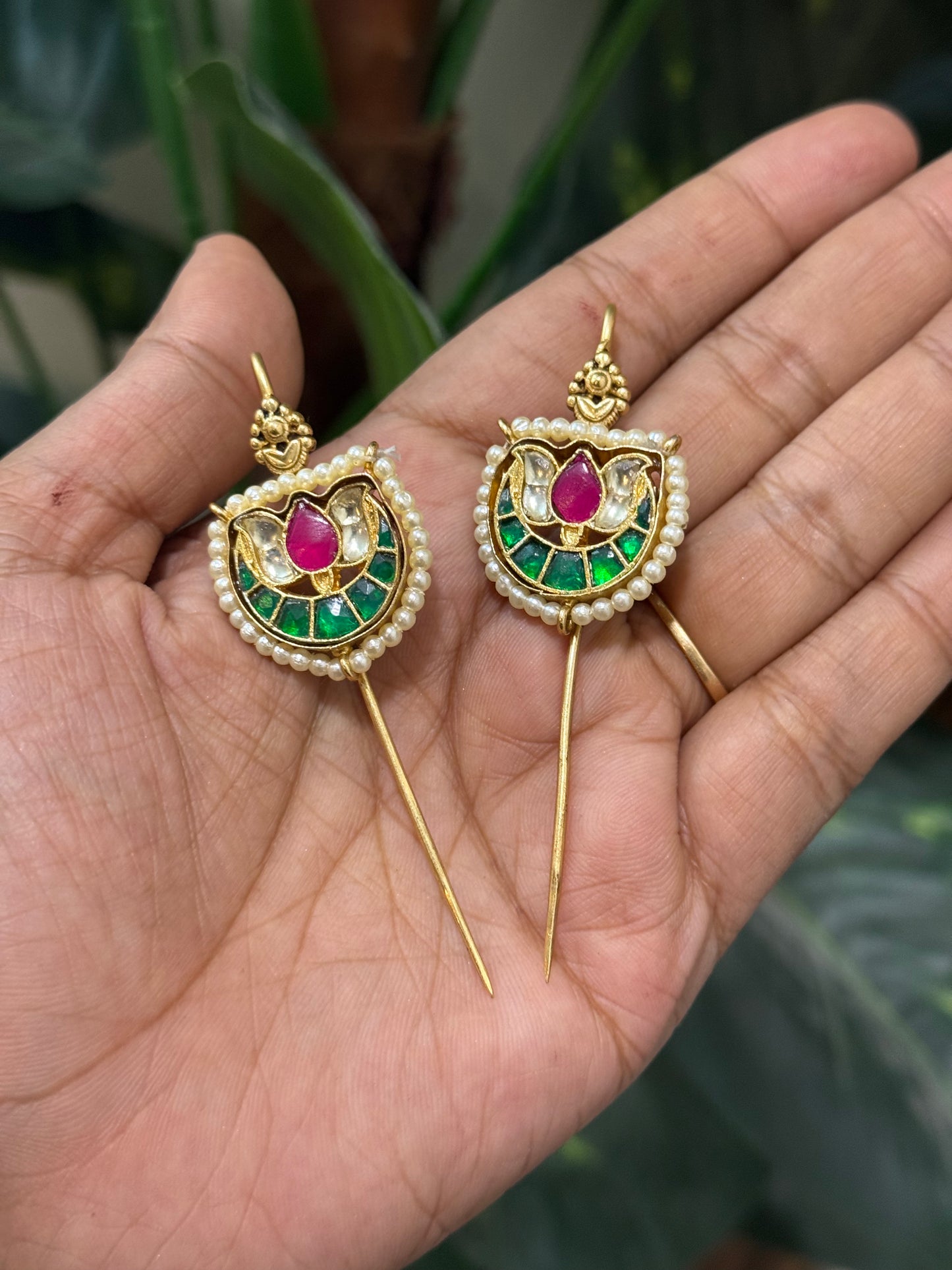 Jadau Kundan Ear Cuffs