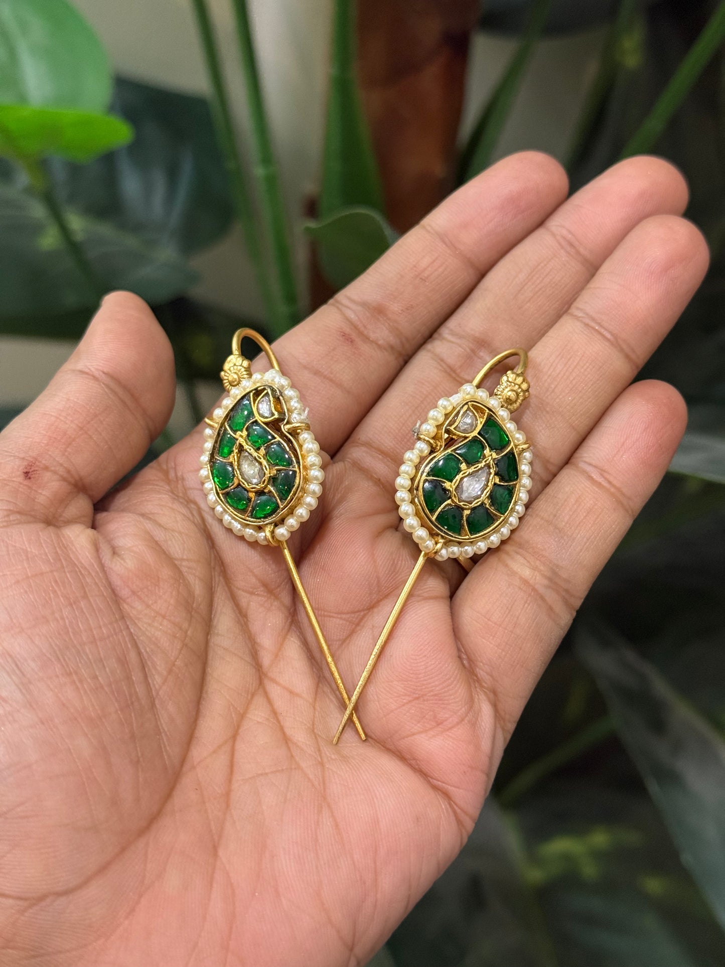 Jadau Kundan Ear Cuffs