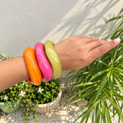 Neon Pop Resin Bangles