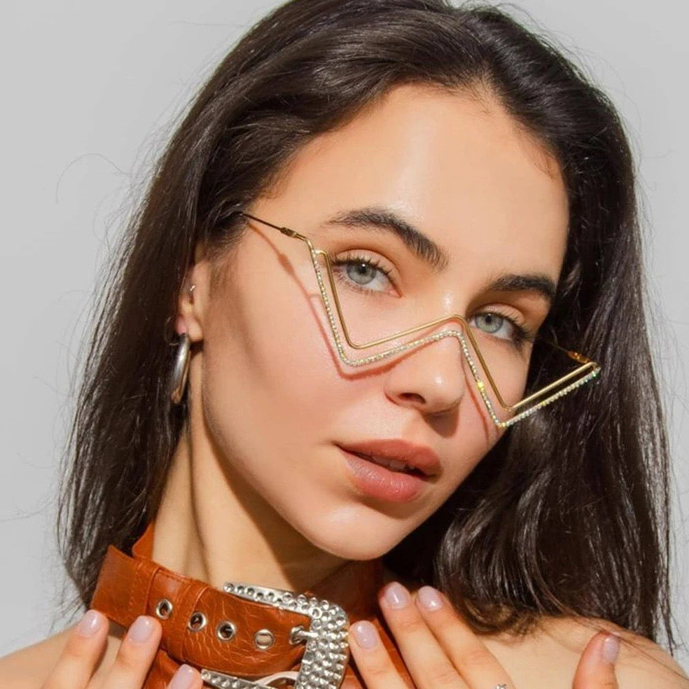 Bedazzled Glam Metal Eyewear