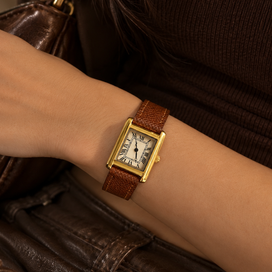 Brown Old Money Watch