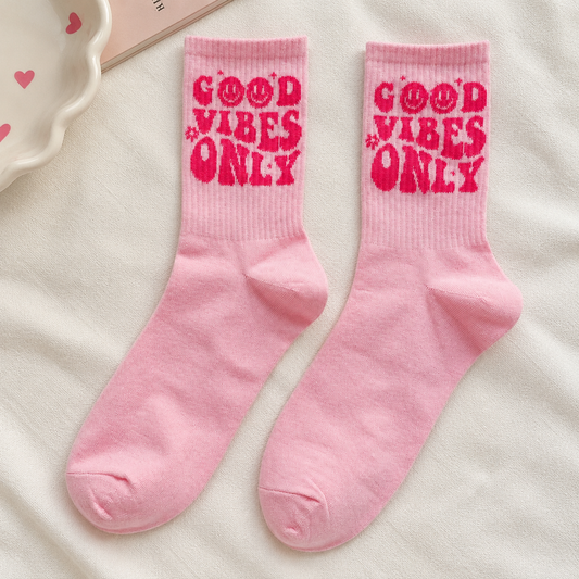 Good Vibes Crew Socks