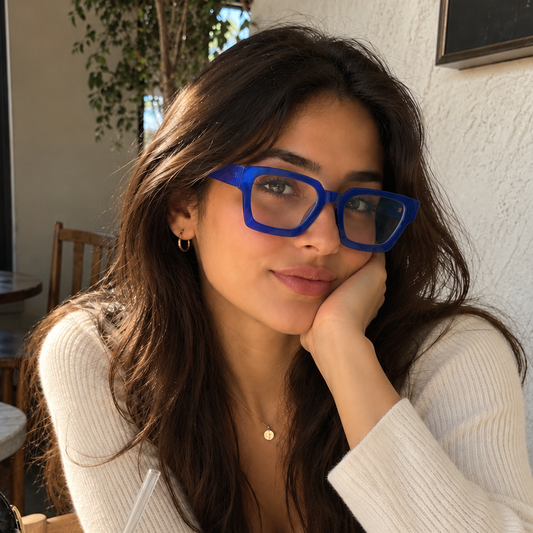 Blue Real Bold Unisex Eyewear