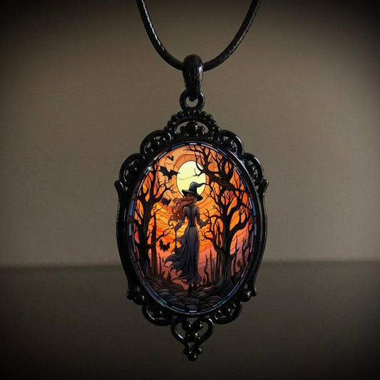 Human Bat Halloween Necklace