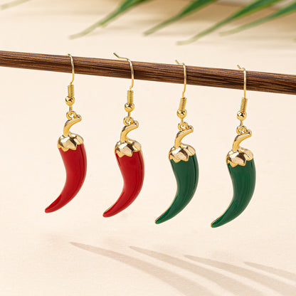Mirchi Metal Earrings