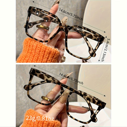 Leopard Glossy Thin Eyewear