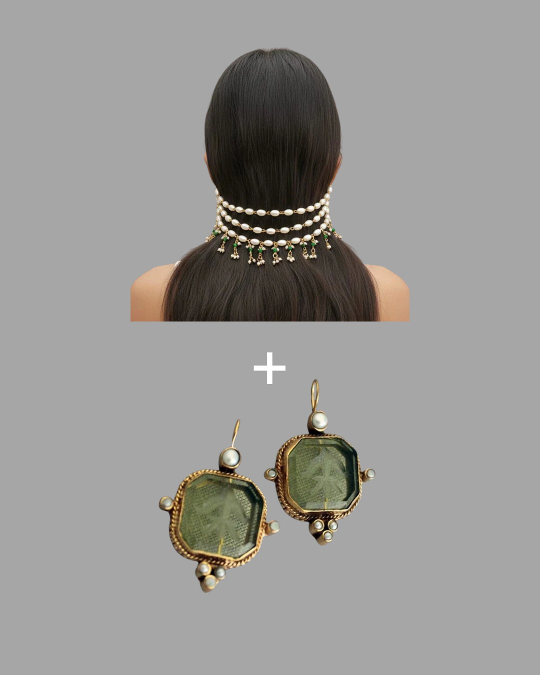 Noor Pearl Hair Chain – No Piercing Required