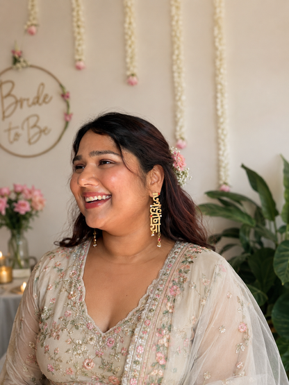Dulhaniya Brass Earrings