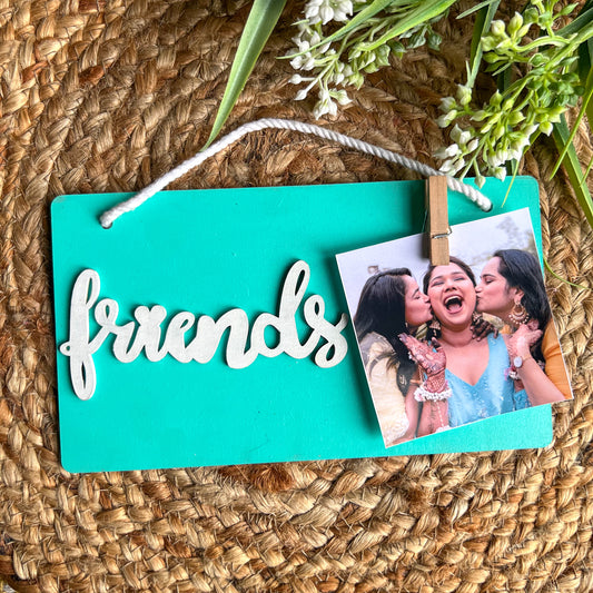 FRIENDS- Hand Painted Wall Hanging