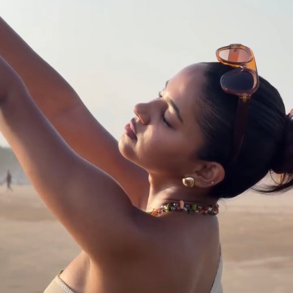Amber Flat Top Sunglasses