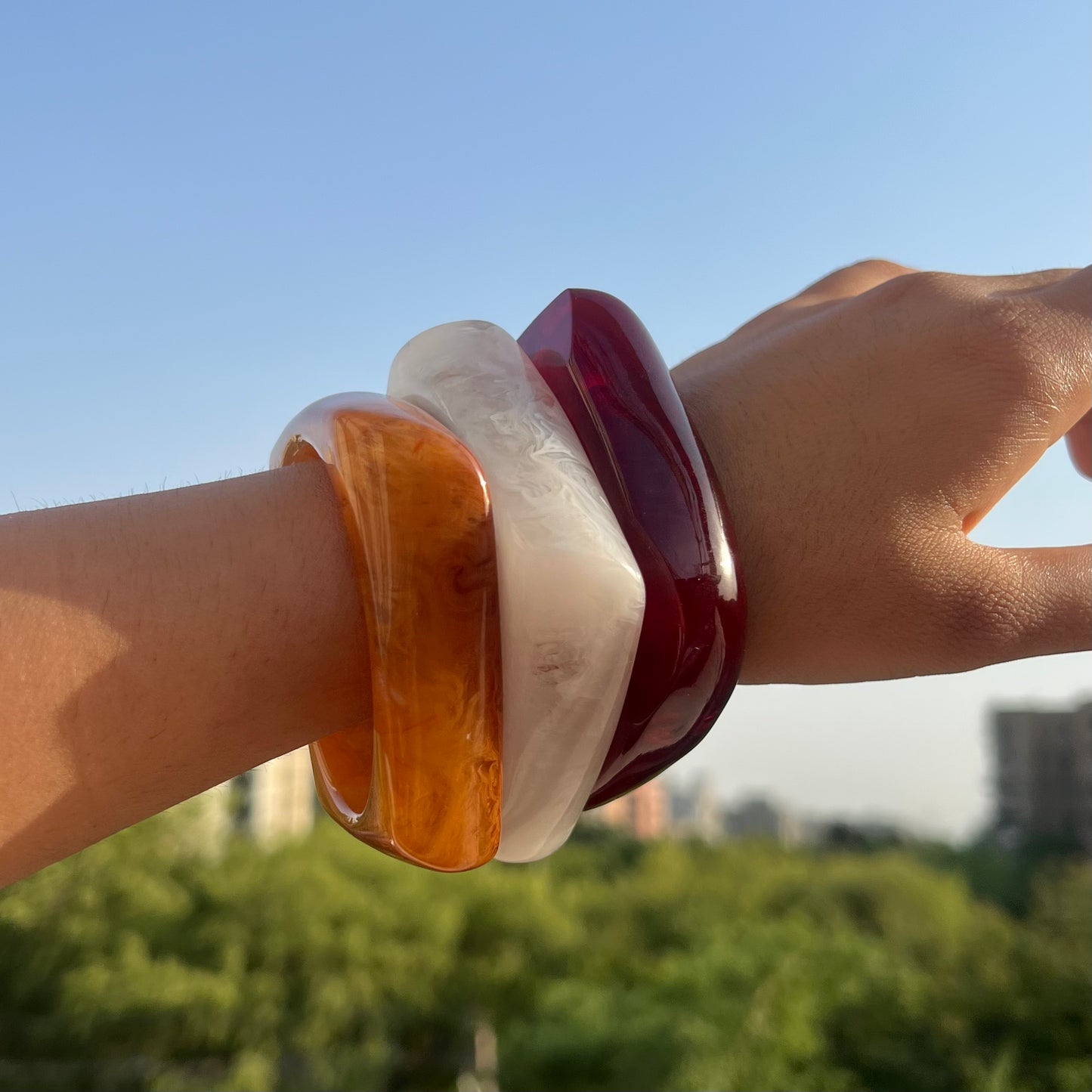 Sunset Resin Stack