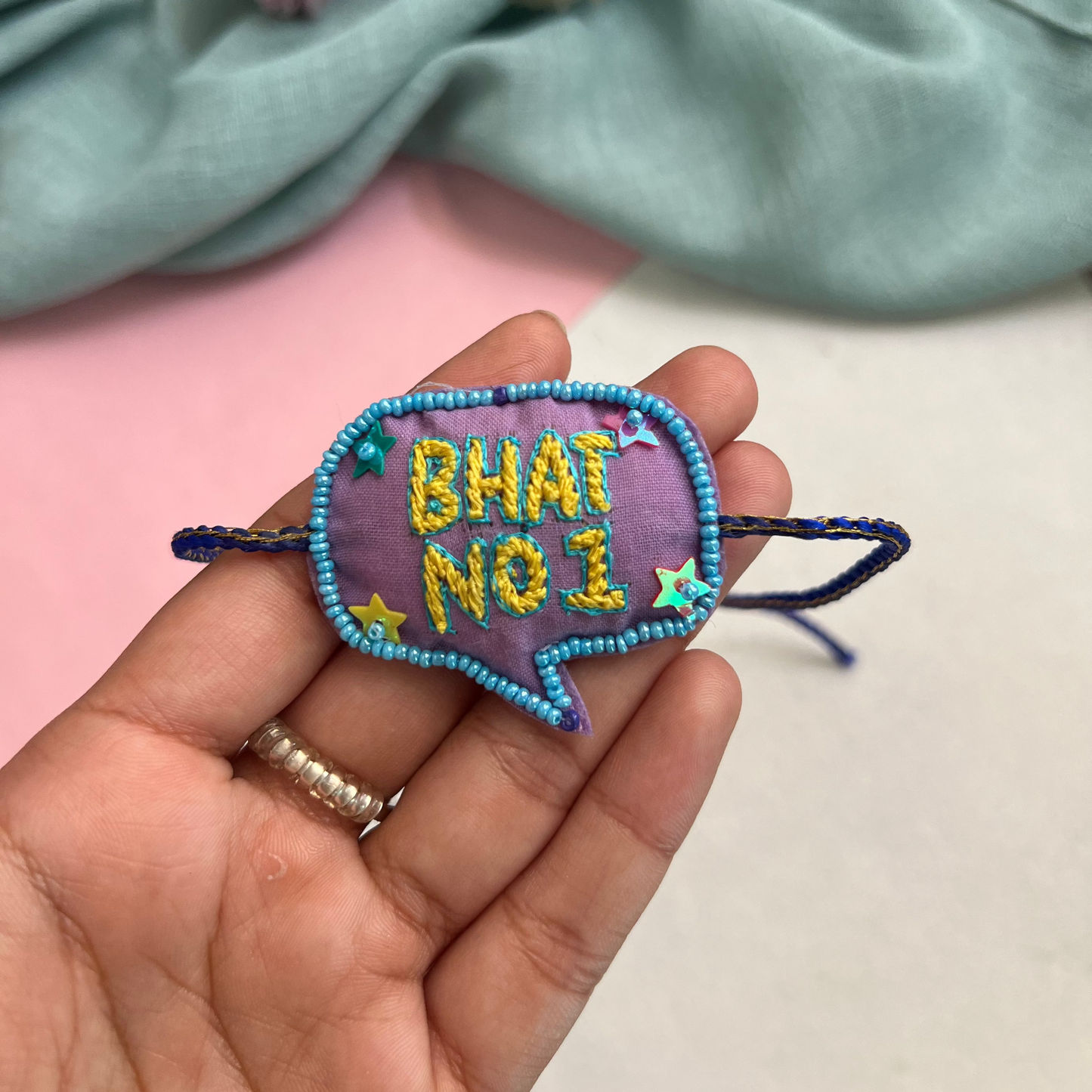 Bhai No. 1 Handcrafted Rakhi