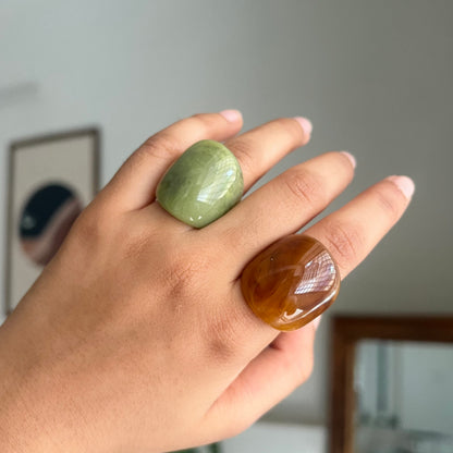 Umber Resin Rings