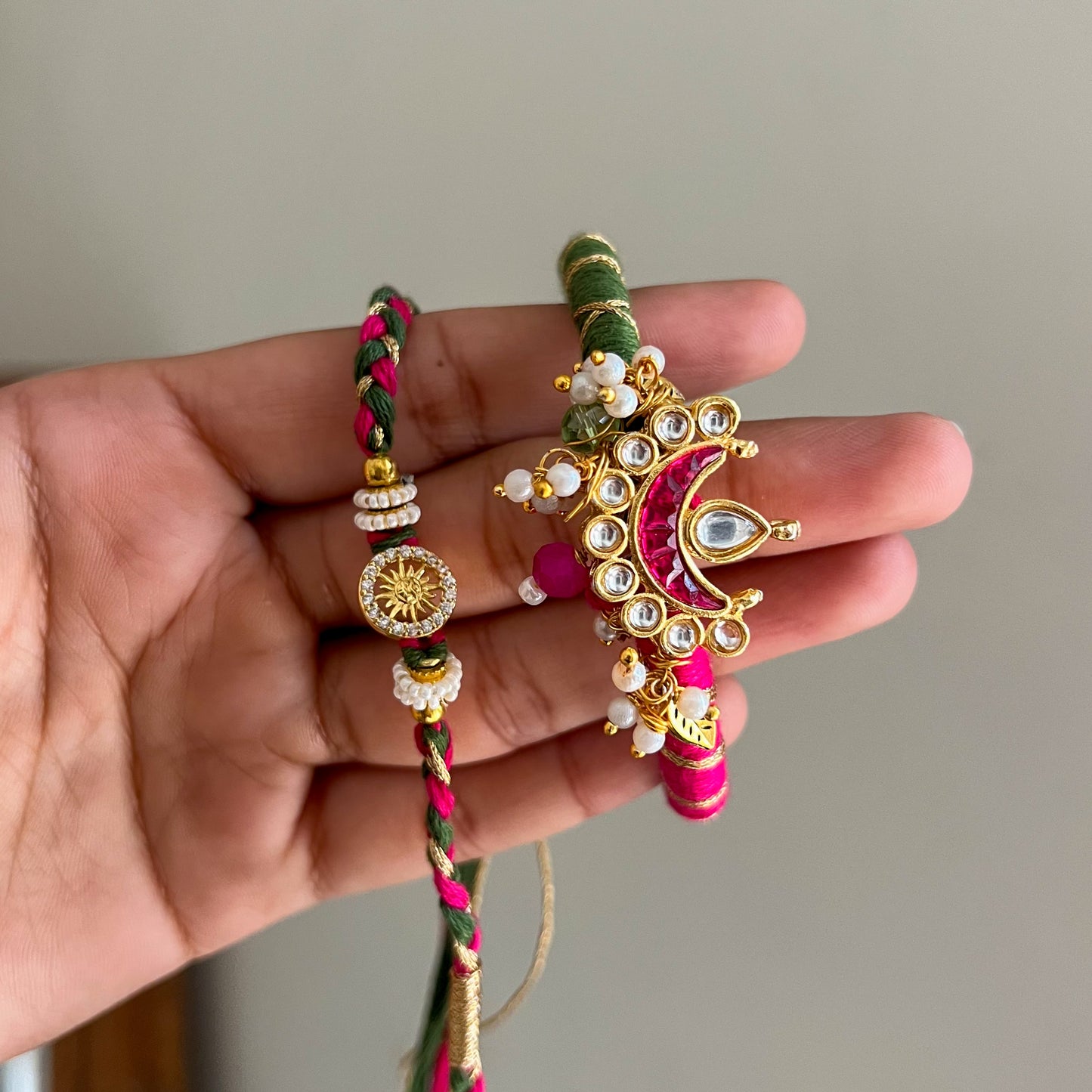 Meher Bhai-Bhabhi Rakhi & Lumba Set