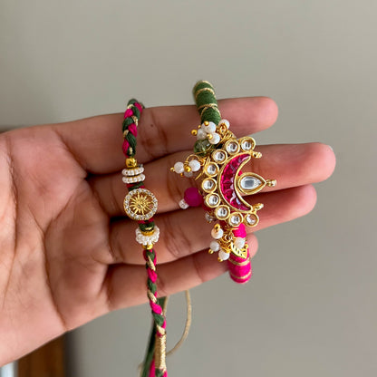 Meher Bhai-Bhabhi Rakhi & Lumba Set