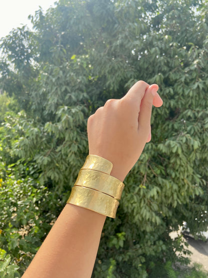 Zoya Handmade Brass Cuff