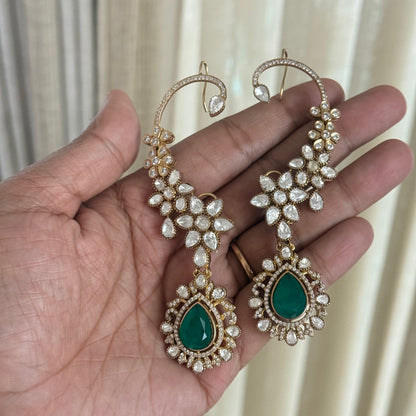 Devika Kundan Ear Cuff