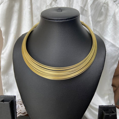 Afia Handmade Brass Choker