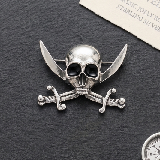 Pirate Skeleton Brooch