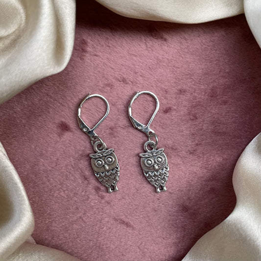 Noorani Silver Oxidised Earrings