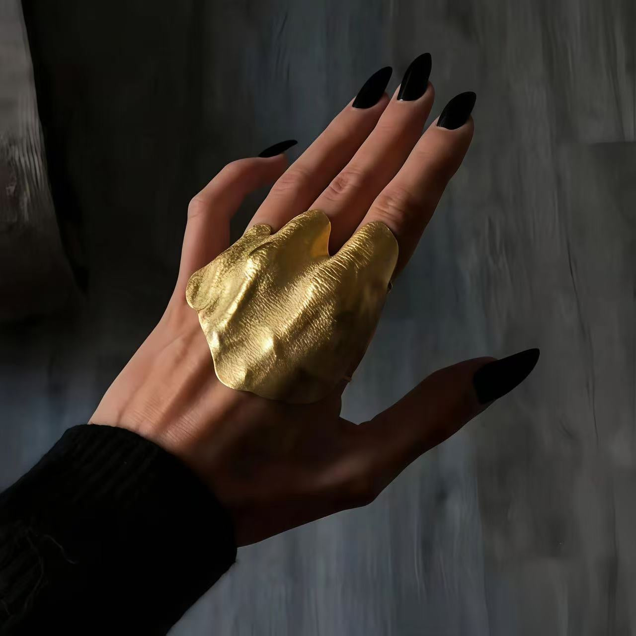 Tidal Hand Cuff Ring
