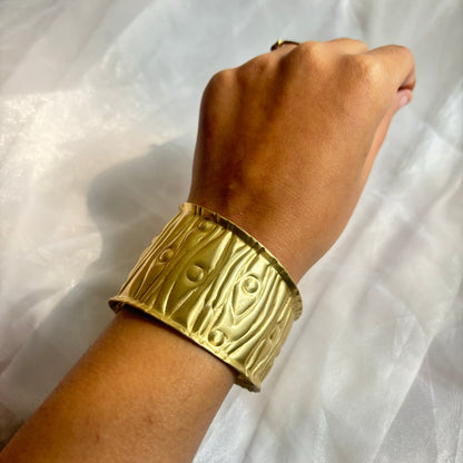 Enchanted Handmade Brass Cuff