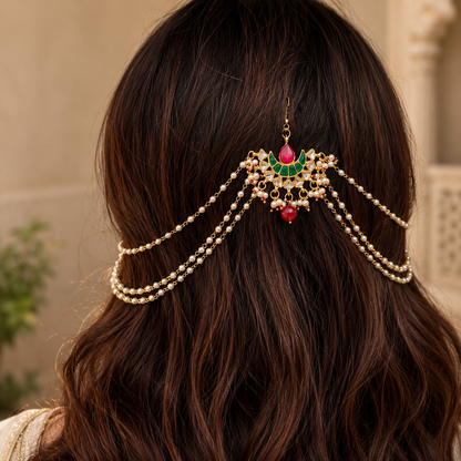 Chaand Pearl Kaan Chain
