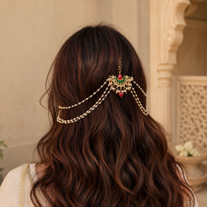 Chaand Pearl Kaan Chain